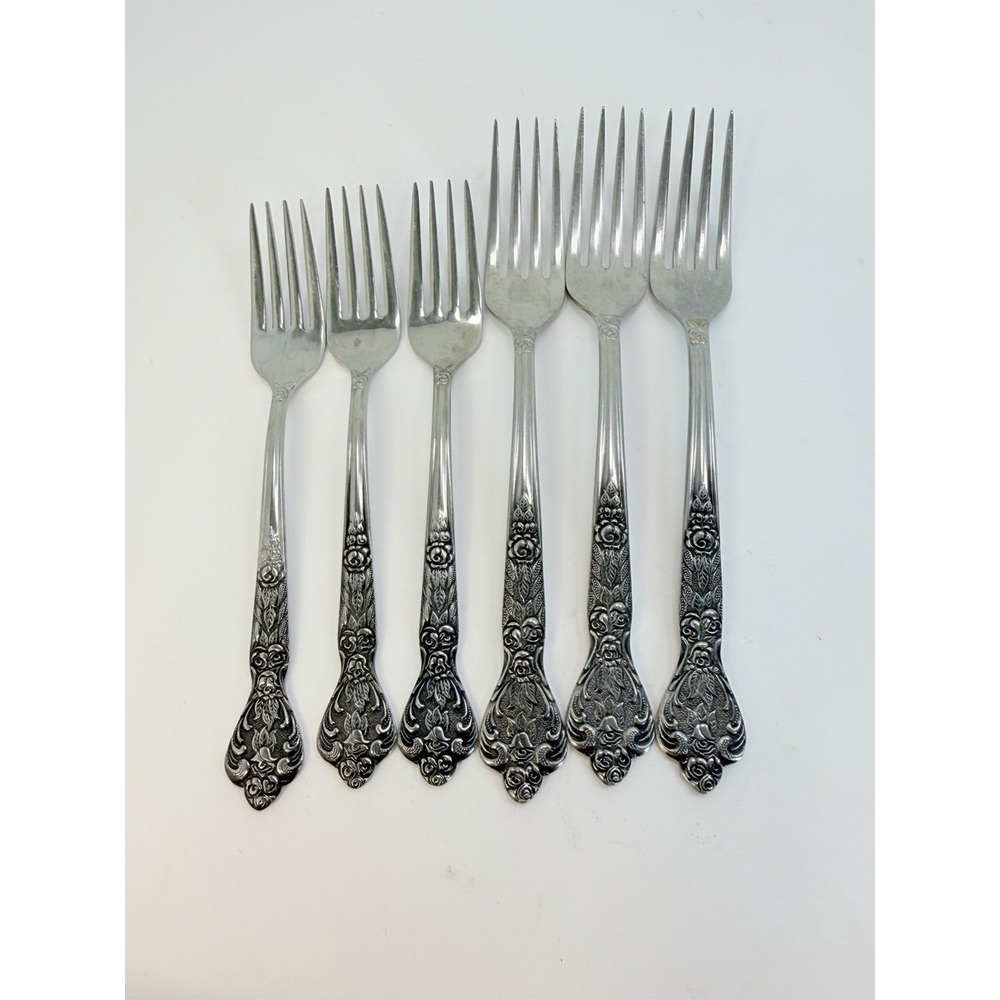 MSI Merchandise Service Versailles Pattern Stainless Steel Salad & Dinner Forks